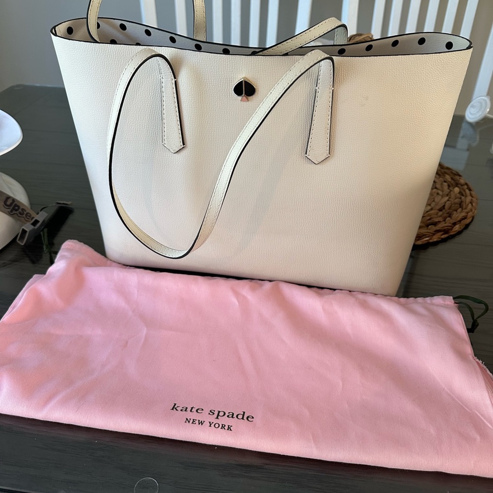 Kate Spade white tote